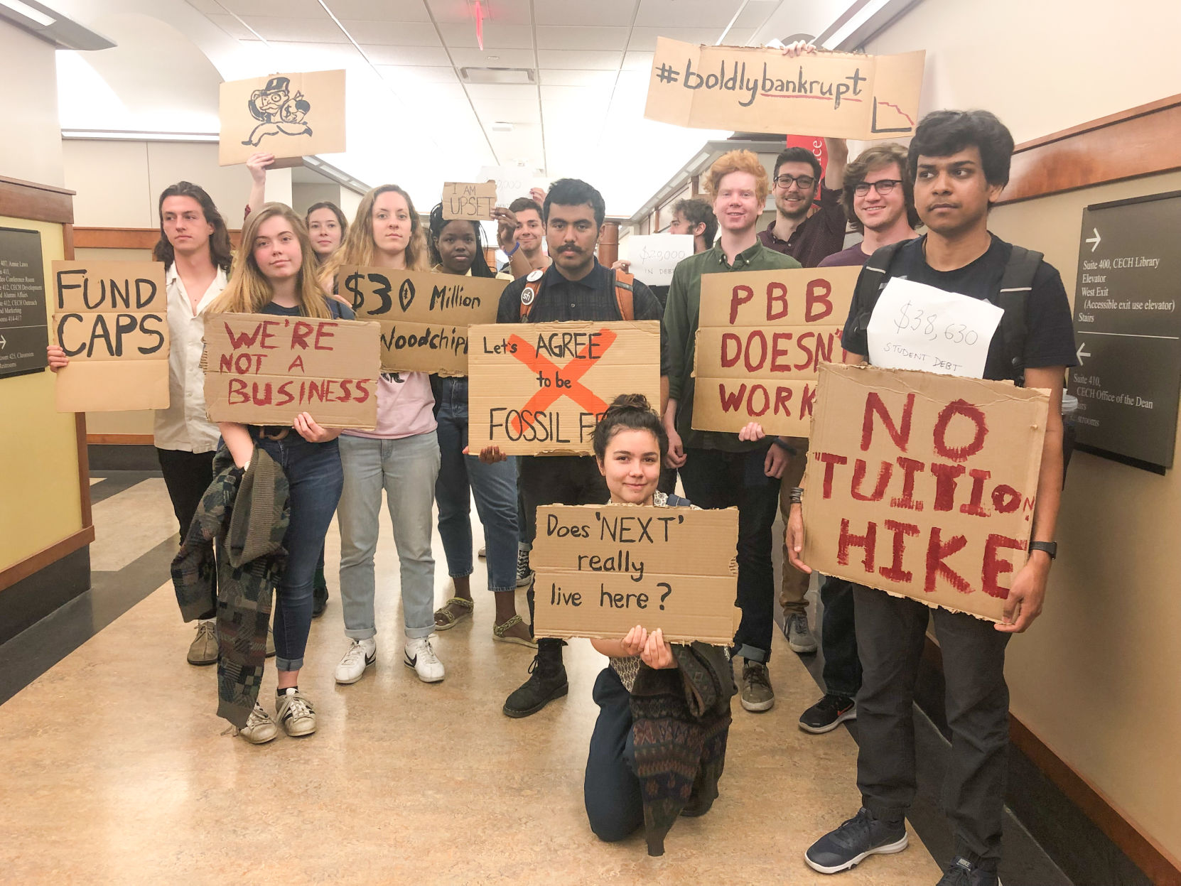 Tuition Hike Protest